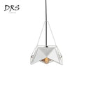 Suspension design style industriel Geometric