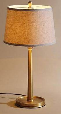 Lampe de chevet avec abat-jour en tissu moderne Night
