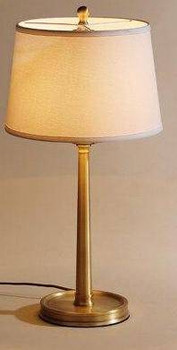 Bedside lamp with lampshade in modern Night fabric