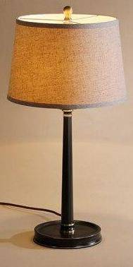 Bedside lamp with lampshade in modern Night fabric