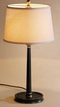 Bedside lamp with lampshade in modern Night fabric