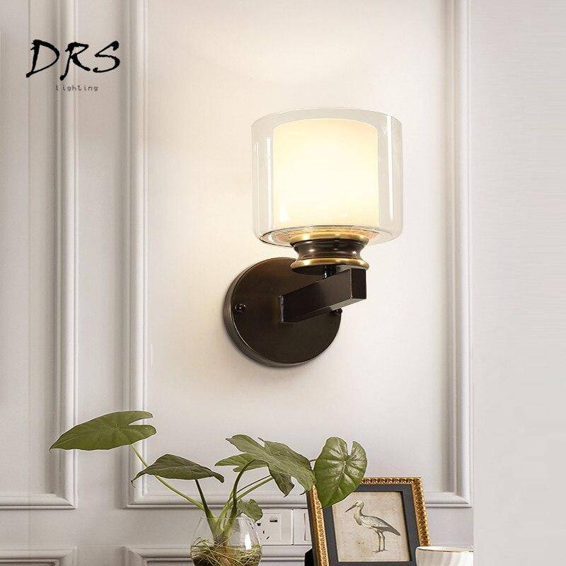 wall lamp glass wall Personality