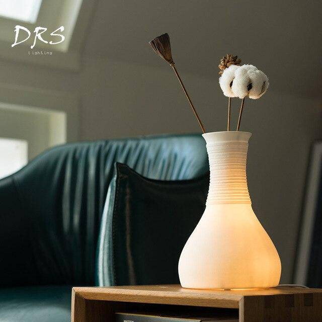 Lampe de chevet en vase creux Deco