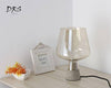Lampe de chevet vintage en verre Loft