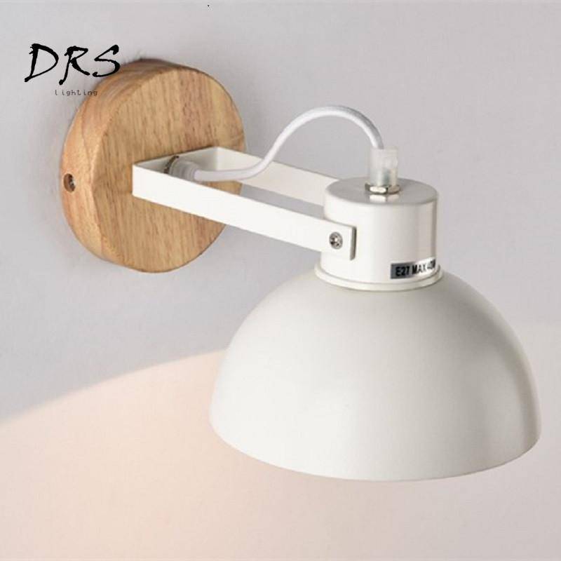 Applique murale ajustable et base en bois Nordic - vue 3 sur 6