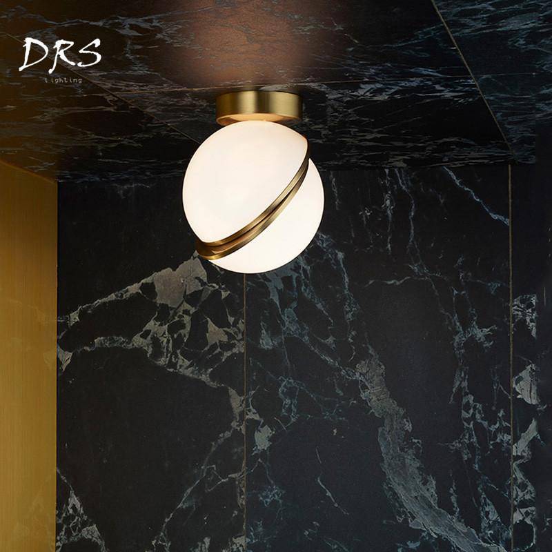 Plafonnier design LED demis lunes Ball