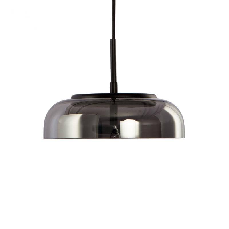 pendant light LED design with rounded glass Steel