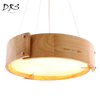 Lustre design en bois arc de cercles