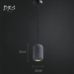 Suspension design LED en fausse pierre naturelle Loft