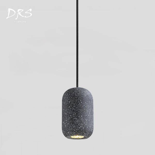 Suspension design LED en fausse pierre naturelle Loft