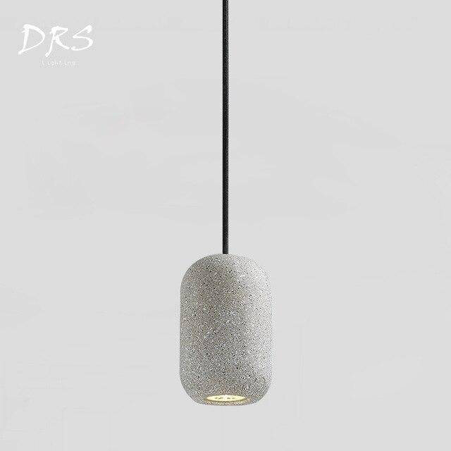 Suspension design LED en fausse pierre naturelle Loft