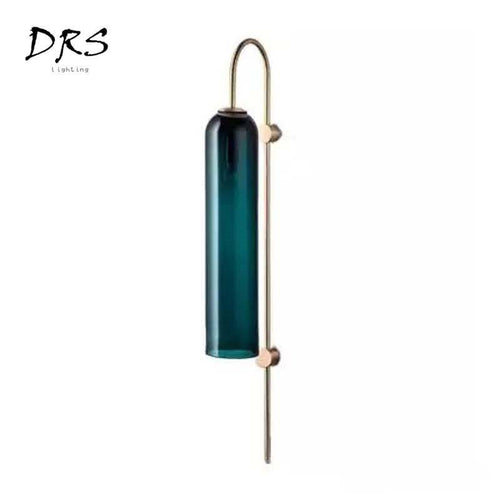 Applique tube en verre et base dorée Room - vue 7 sur 7
