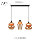 Suspension design en verre fumé marron de plusieurs formes