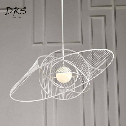 Lustre design cercles imbriqués Deco - vue 3 sur 6
