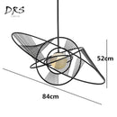 Lustre design cercles imbriqués Deco