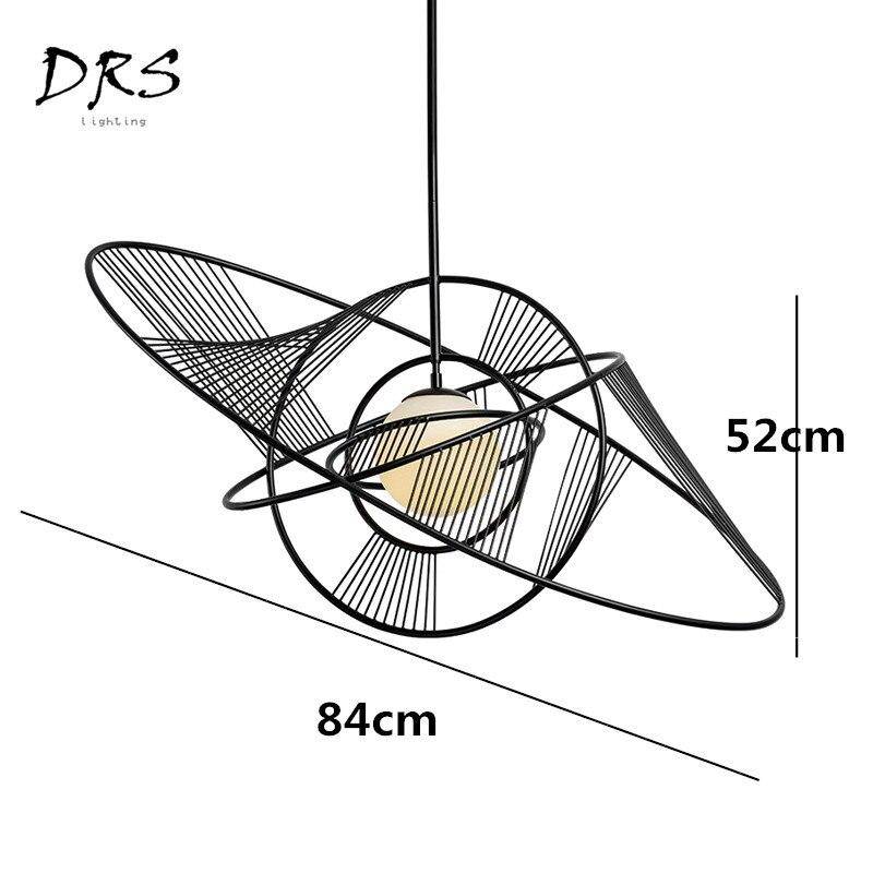 Lustre design cercles imbriqués Deco - vue 6 sur 6