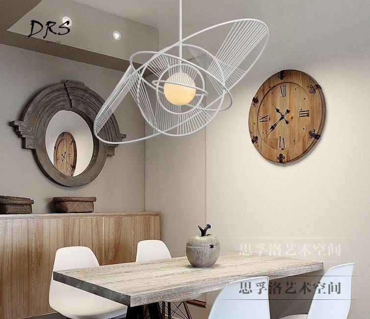 Lustre design cercles imbriqués Deco - vue 5 sur 6
