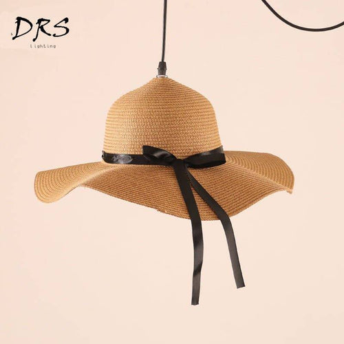 Suspension en forme de chapeau de paille Straw