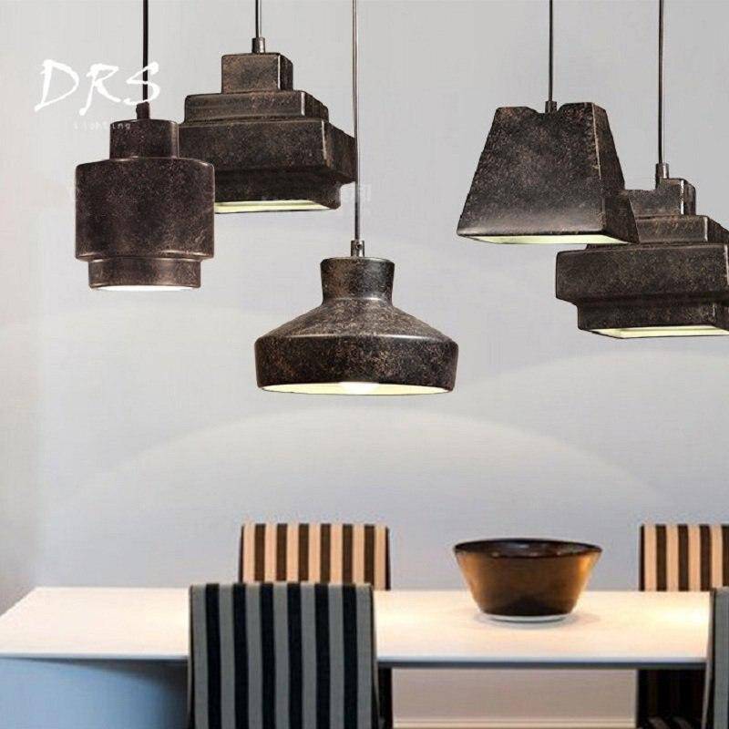 pendant light industrial ceramic Loft