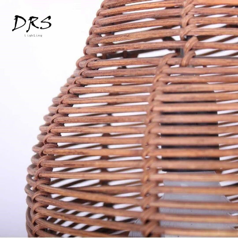 Suspension spirale en bois Asian