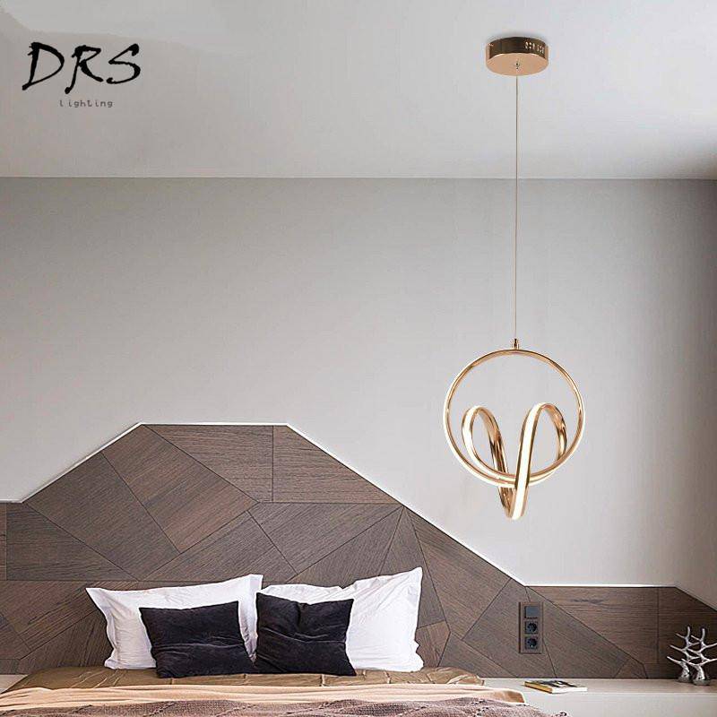 Suspension design arrondi doré Restaurant - vue 4 sur 5