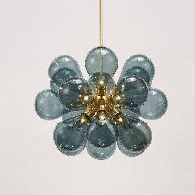 pendant light LED colored glass design