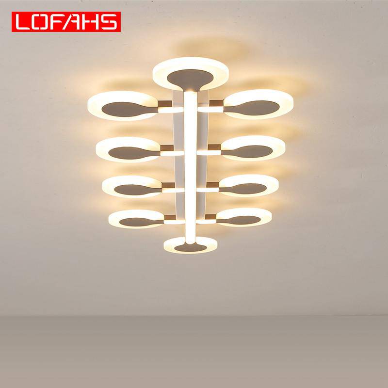Plafonnier moderne à LED barre à ronds Entrance - vue 5 sur 9