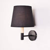 Applique murale moderne LED avec abat-jour triangle en tissu