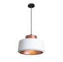 Suspension ronde en aluminium Shade (noir ou blanc)