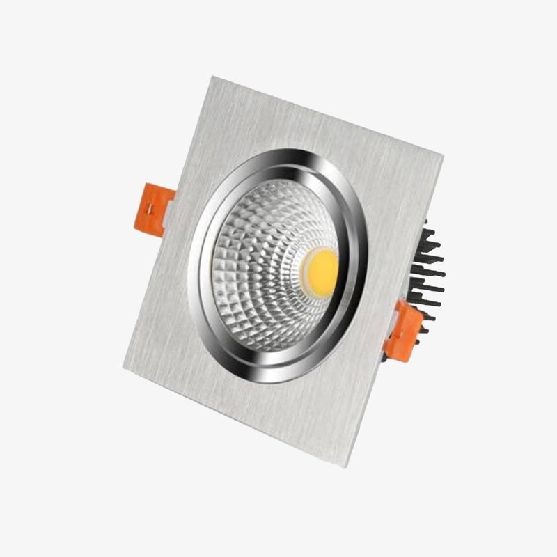 Foco industrial LED cuadrado metálico Yaninah