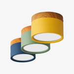Spotlight modern LED wood and metal coloured Allan