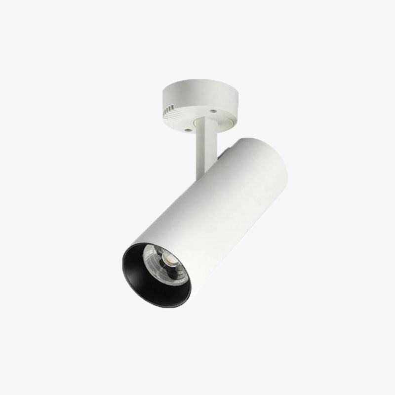 Spot moderne LED cylindre en aluminium Loft