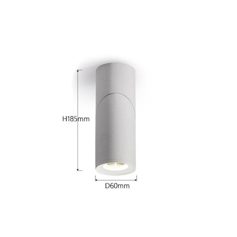 Spot moderne LED cylindrique amovible 90 degrés Maggy