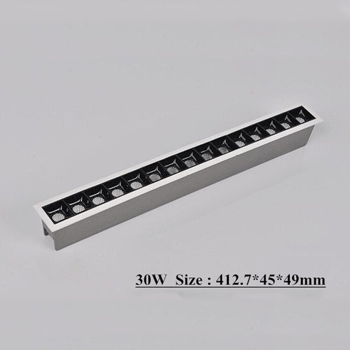 Spot moderne LED rectangulaire encastrable Balvin