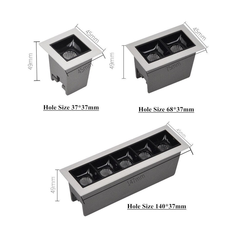 Foco LED rectangular moderno Balvin