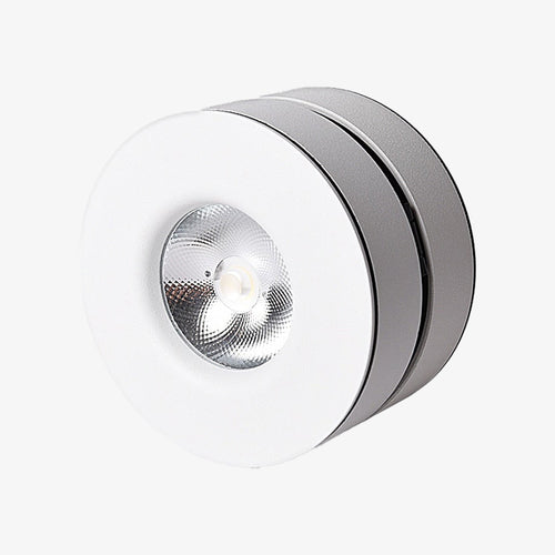 Moderno foco LED redondo con rotación de 355° Manual