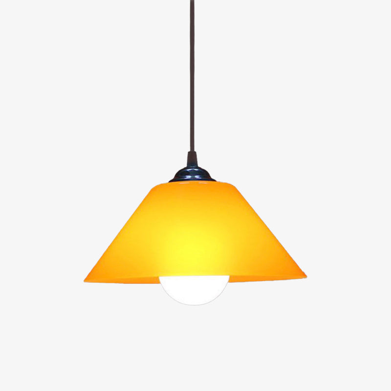 Suspension moderne en plastique de couleur