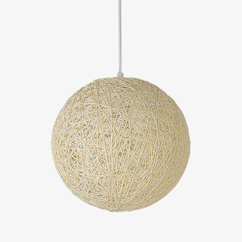 Suspension boule papier Wicker