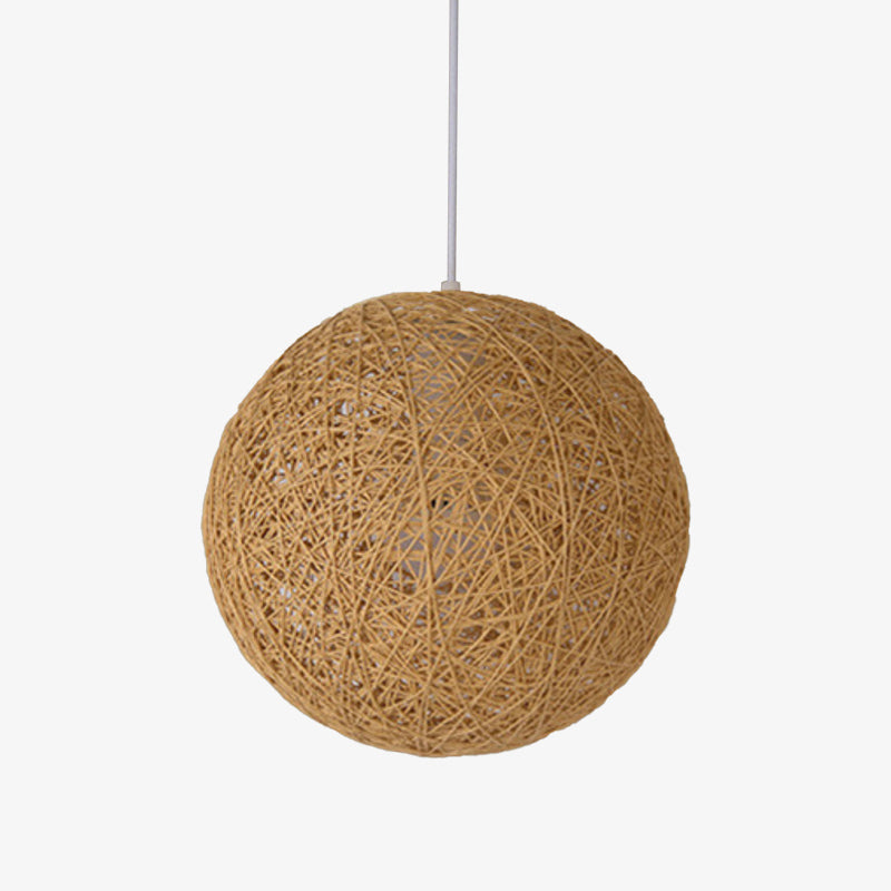 Suspension boule papier Wicker