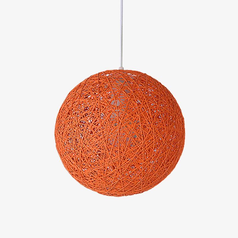 Suspension boule papier Wicker