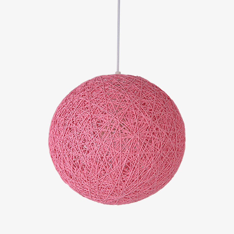 Suspension boule papier Wicker