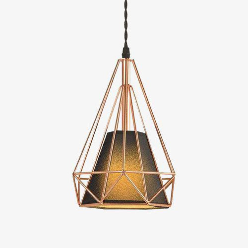 Suspension cage pyramidale vintage