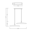Suspension design à LED avec abat-jours en bois style Nordic
