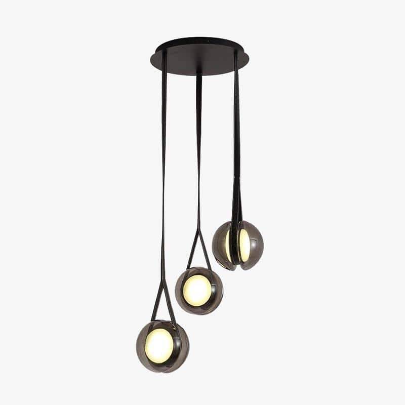 pendant light LED design with glass ball coffee style