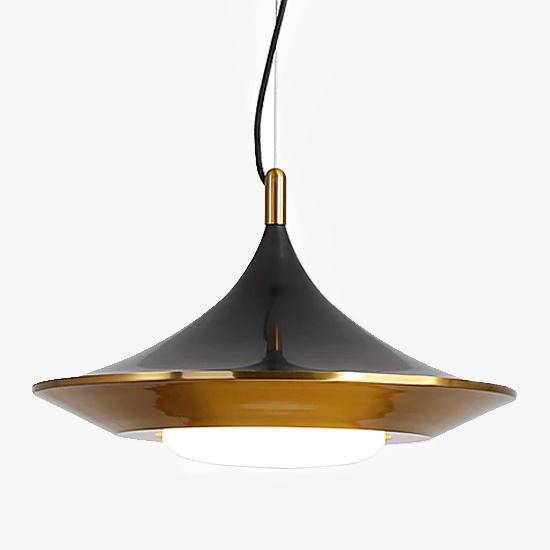 Suspension design à LED cône arrondi Luxe