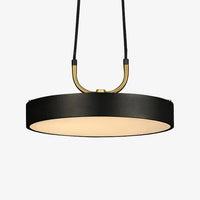 Suspension design à LED cylindrique moderne