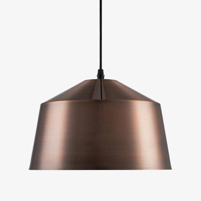 Lámpara de suspensión design LED de estilo cobre Loft