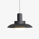 Suspension design avec abat-jour arrondi en métal LED