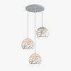 Suspension design blanc arrondis à trous LOFAHS