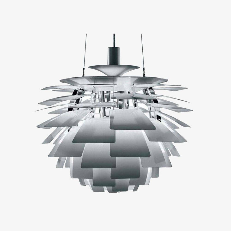 Lámpara de suspensión design nórdica en forma de flor de aluminio